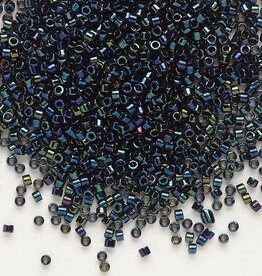 Miyuki Delica #11 Metallic Dark Blue Iris    Db0002 7.5gms