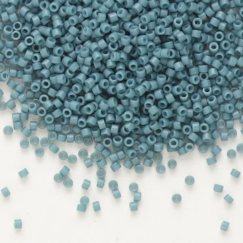 Miyuki Delica #11 Opaque Matte Grey Blue Db0792 7.5gms
