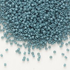 Miyuki Delica #11 Opaque Matte Grey Blue Db0792 7.5gms