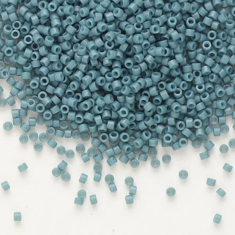 Miyuki Delica #11 Opaque Matte Grey Blue Db0792 7.5gms