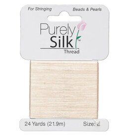 Purely Silk Thread Silk Pink E 24Yrds