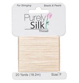 Purely Silk Thread Silk Pink F 20Yrds
