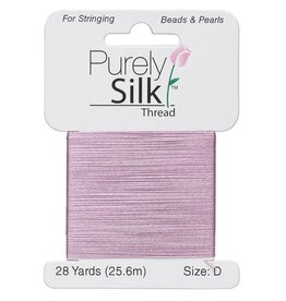 Purely Silk Thread Silk Lilac D Card