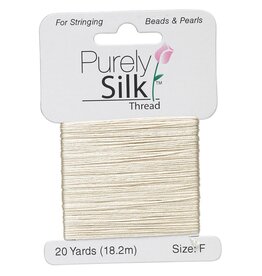 Purely Silk Thread Silk Ecru F 20Yrds