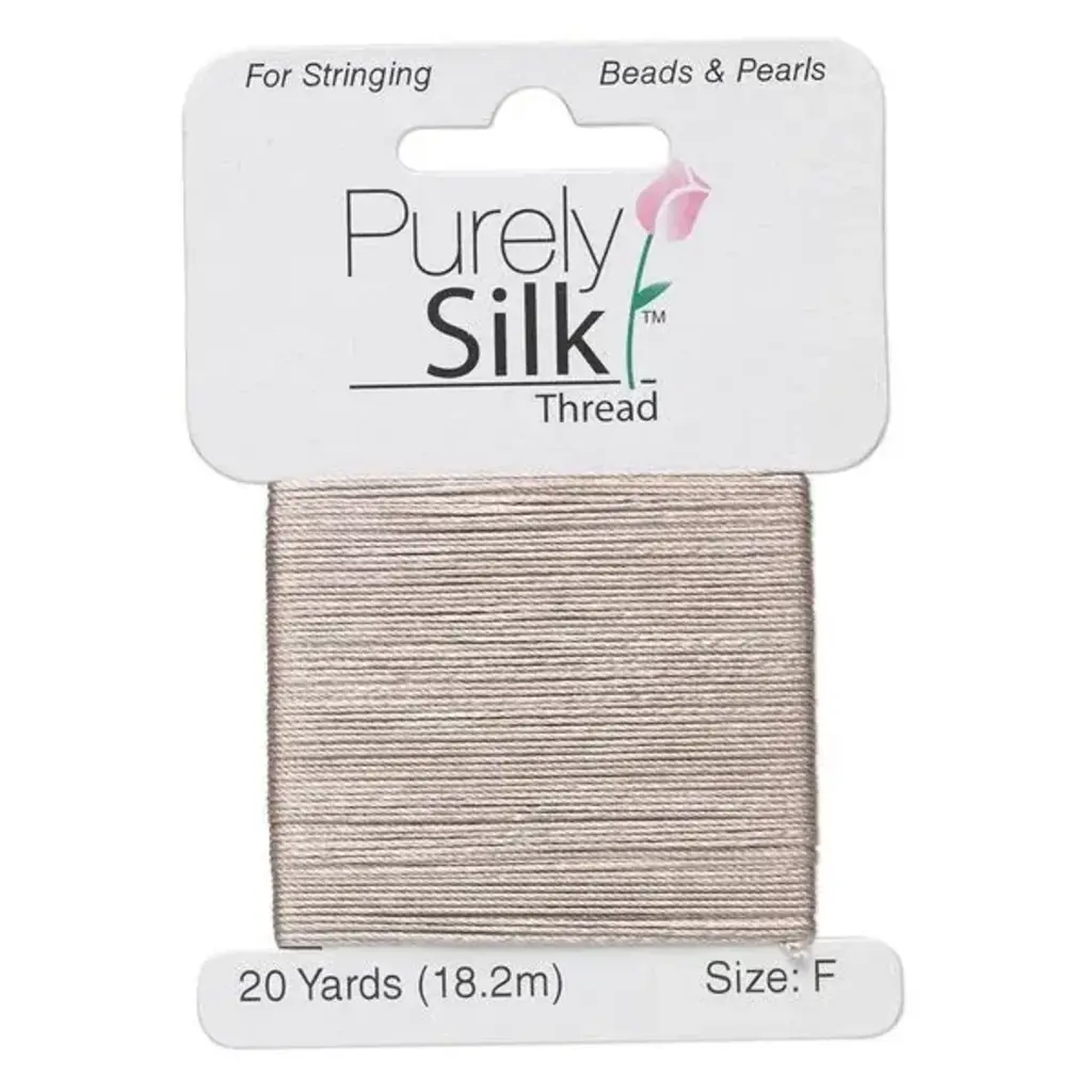 Purely Silk Thread Silk Grey F 20Yrds
