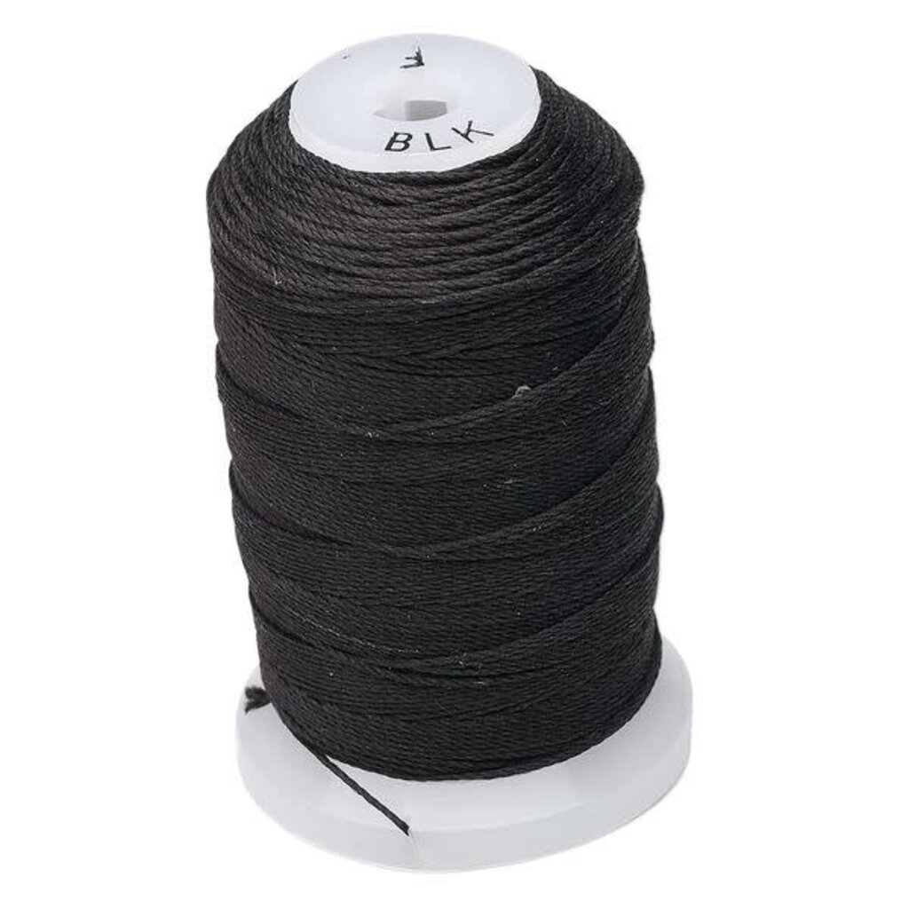 Purely Silk Thread Silk Black #F 140Yd