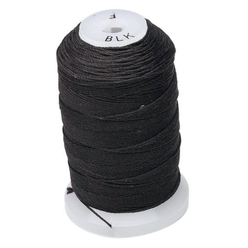 Purely Silk Thread Silk Black #F 140Yd