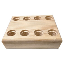 Wooden Plier Organizer Stand with 8 holes