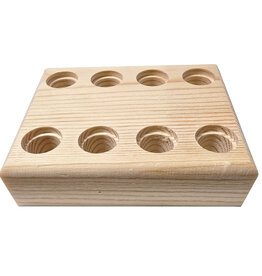 Wooden Plier Organizer Stand with 8 holes