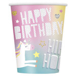 Paper 8PK Unicorn Cups