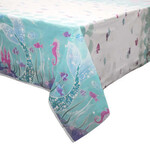 Mermaid Rectangular 6FT Plastic Tablecloth