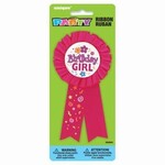 'Birthday Girl' Award Ribbon Pin