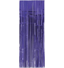 Purple Fringe Doorway Curtain. 3' x 8'