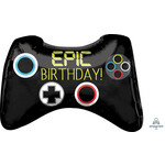 'Epic Birthday!' Game Controller Foil Balloon  28"