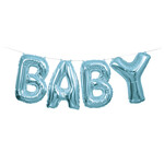 Blue 'BABY' Air Fill Only Balloon Banner