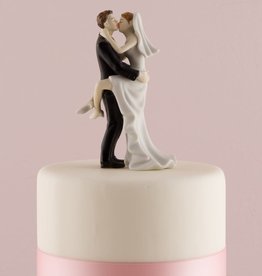 Kissing Couple Cake Topper