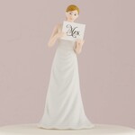 Read My Sign Bride Cake Topper