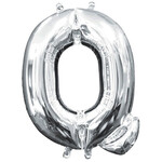 Silver Letter Q Balloon (16" Air Fill)