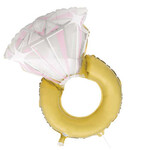 Diamond Ring Foil Balloon 32"