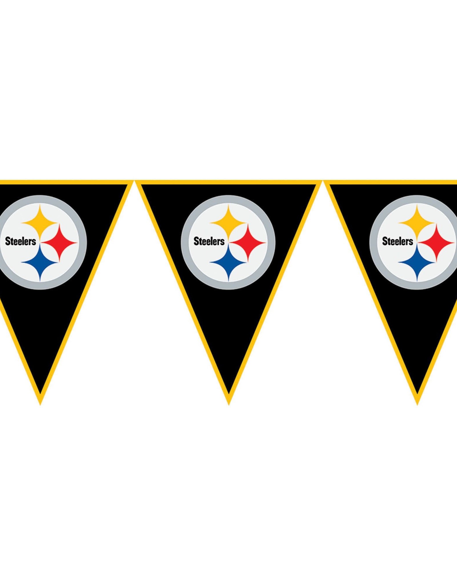 Steelers NFL Team Pennant Banner 12FT - The Ultimate Party and Rental Store