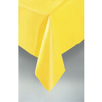 Sunflower Yellow Plastic Rectangle Tablecloth, 54" x 108"