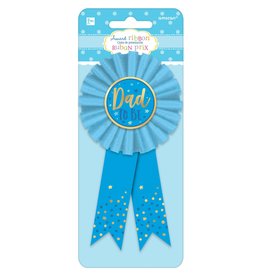 'Dad to be' Award Ribbon Pin