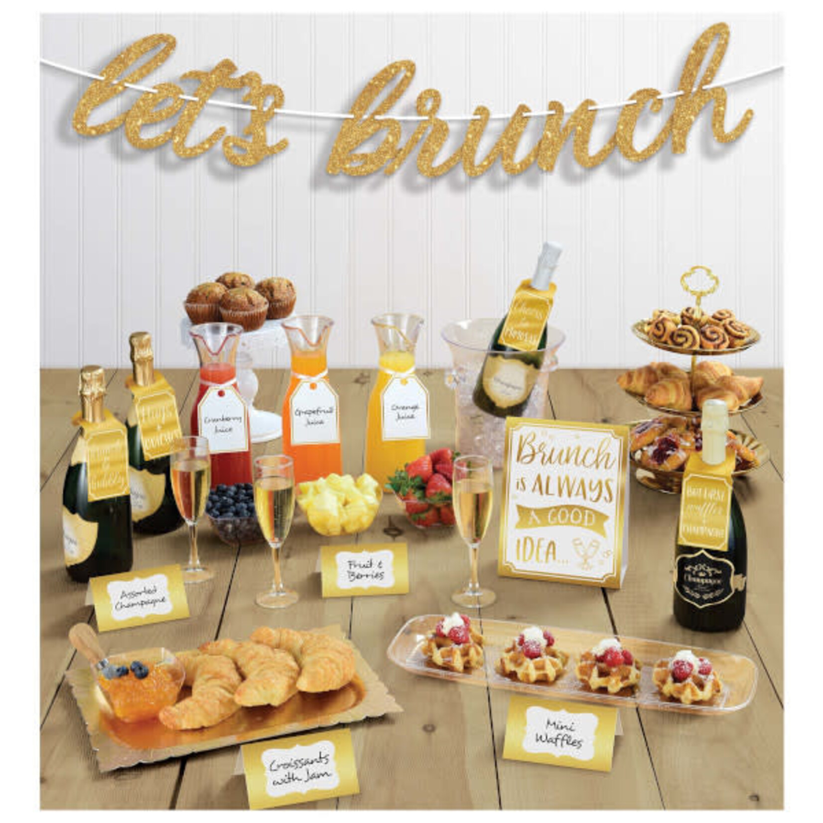 Let's Brunch!' Mimosa Bar Kit 14ct - The Ultimate Party and Rental