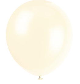 12" Latex Latex Balloons 10 ct - Ivory