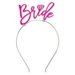"Bride" Pink Metal Headband