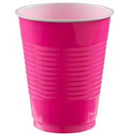 Bright Pink Solo Cups, 18 oz, 10ct