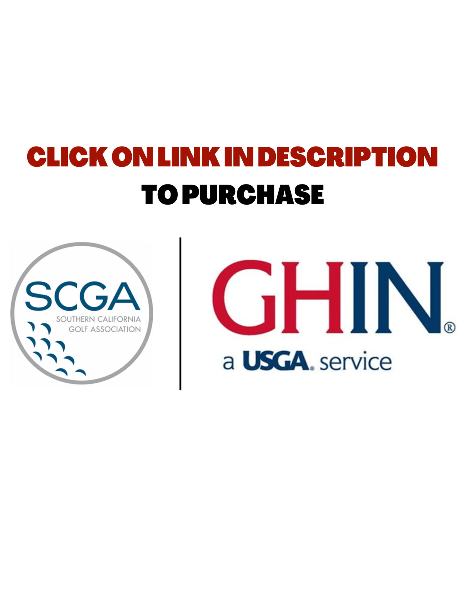 Link to GHIN Handicap Fee