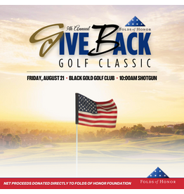 ENTRY FEE  |  5th Annual GIVE BACK Golf Classic
