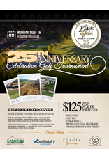 Entry Fee - 25th Anniversary Tournament