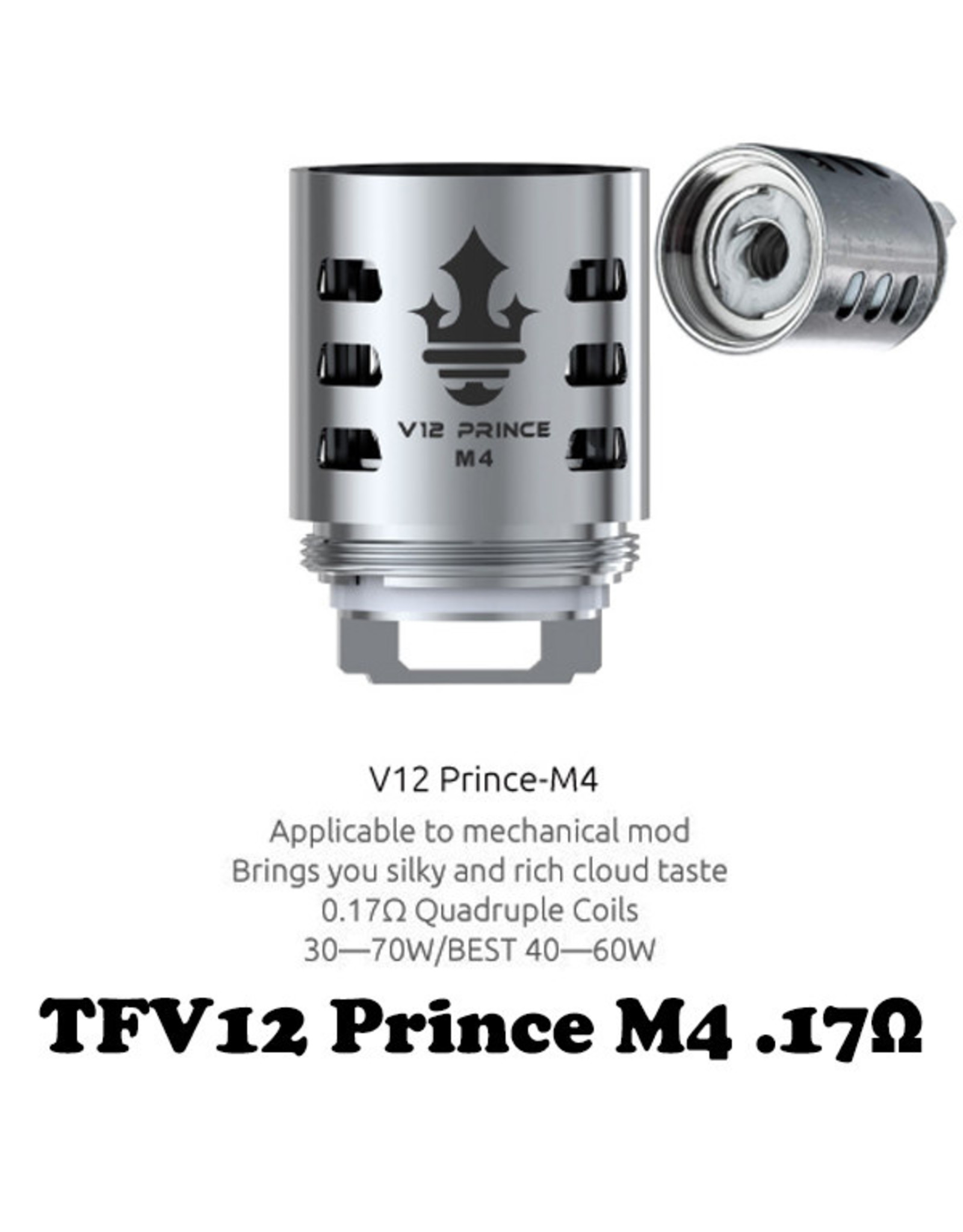 Smok SMOK TFV12 Prince Tank Replacement Coils - Pack of 3