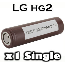 LG Lg Hg2 18650 Rechargeable Battery Hg2 (18650) Battery Single