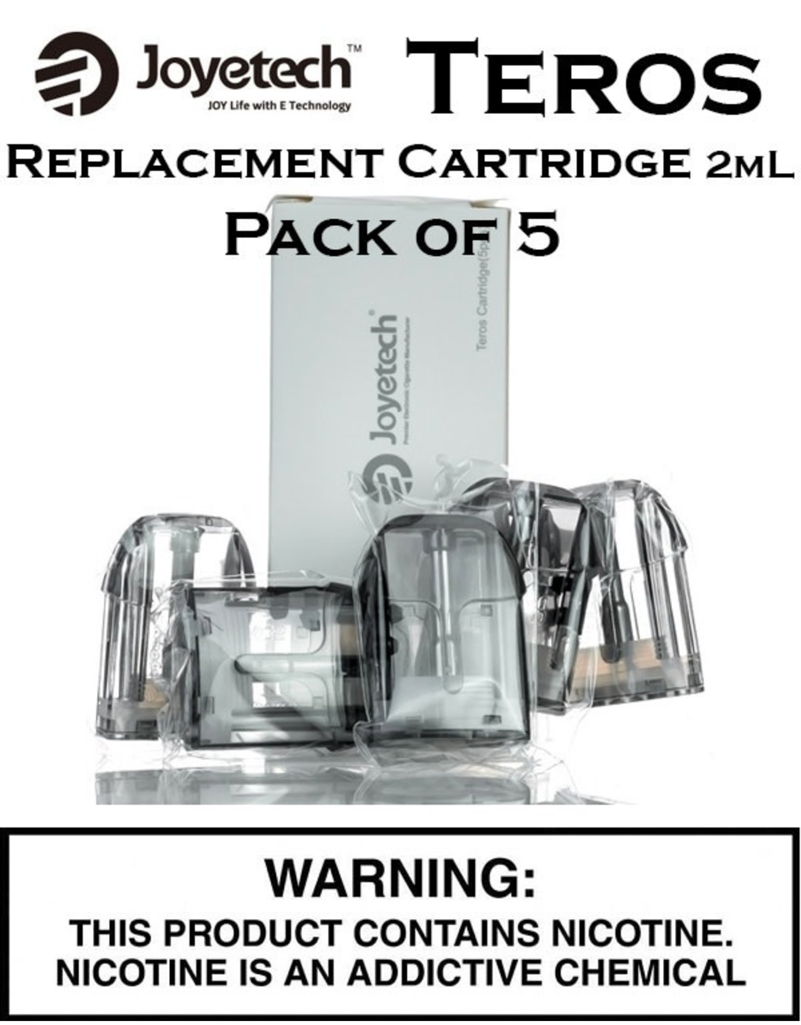 Joyetech Joyetech Teros AiO Replacement Cartridge 2mL - Pack of 5