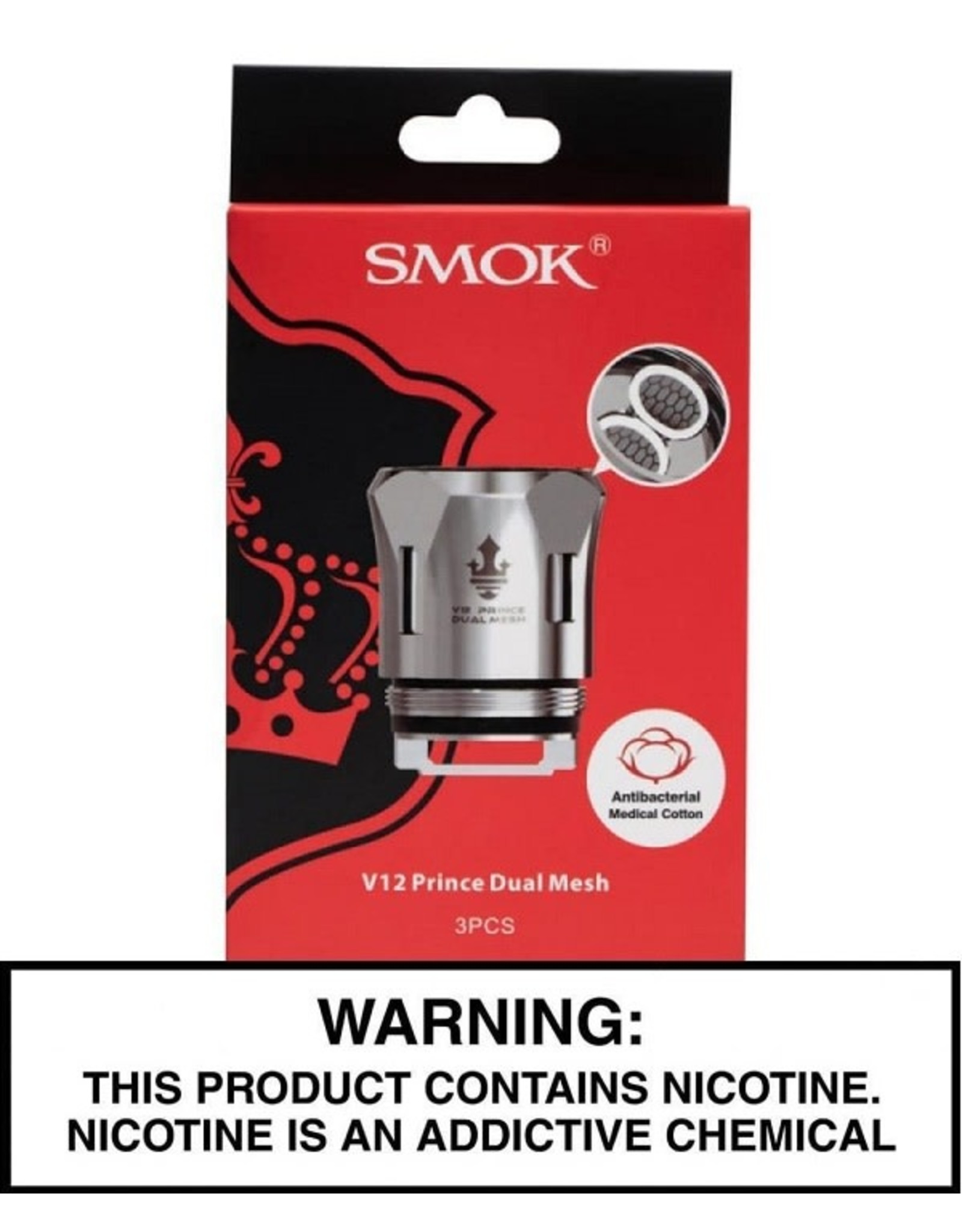 Smok SMOK TFV12 Prince Tank Replacement Coils - Pack of 3