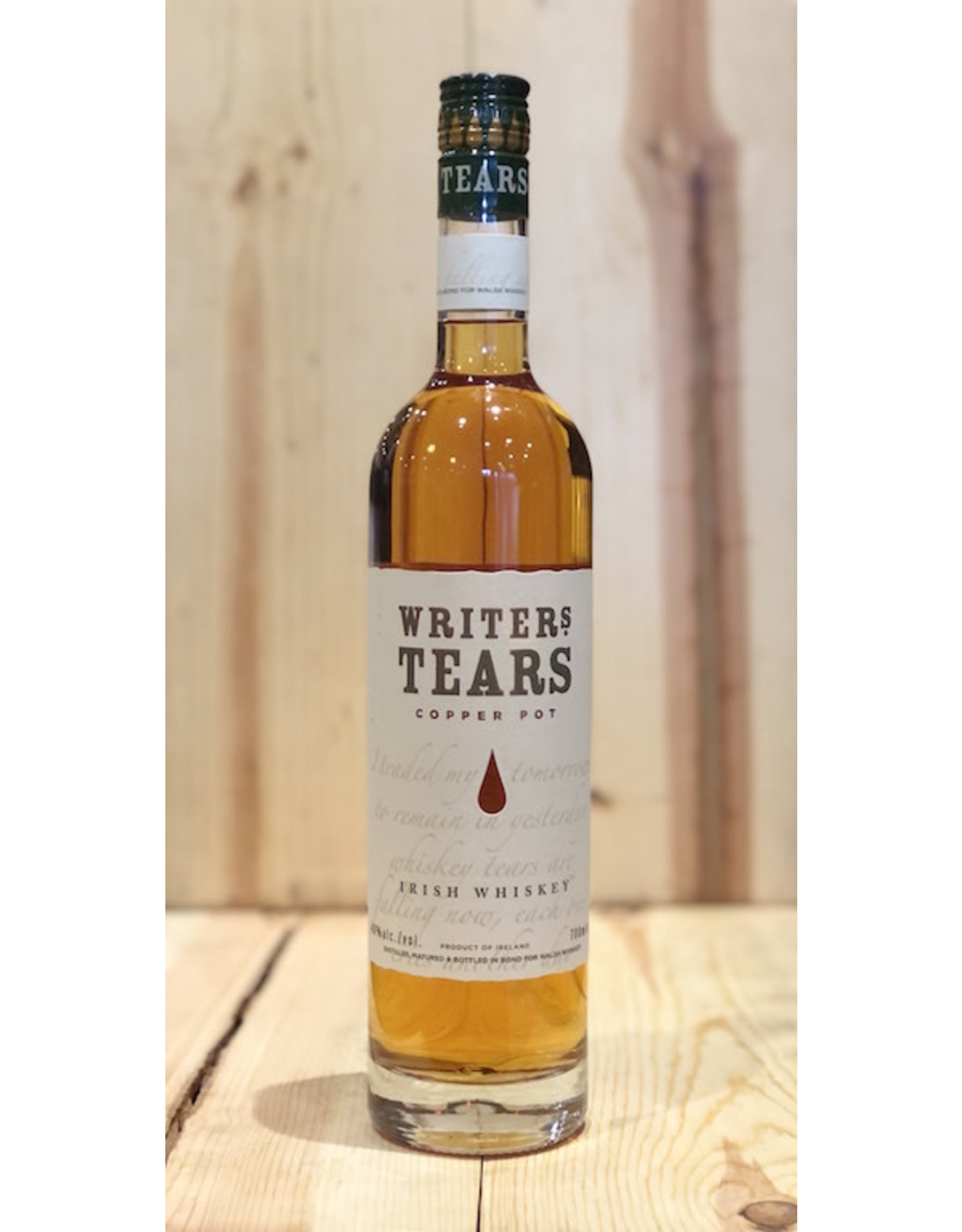 Spirits Writers Tears Irish Whiskey