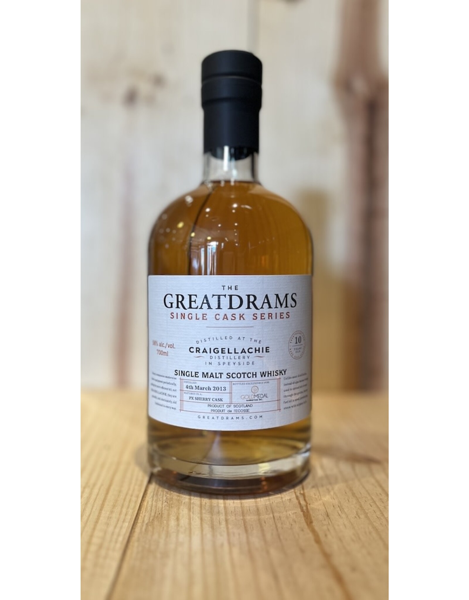 Spirits Great Drams Craigellachie 10 Year Old PX Sherry Cask