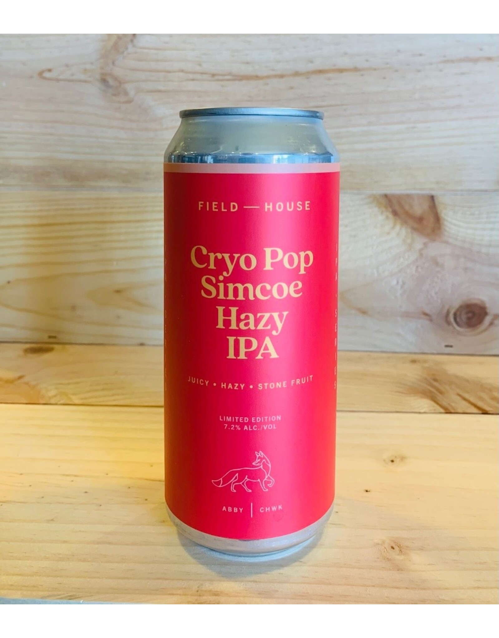Beer Field House Cryo Pop Simcoe Hazy IPA 473mL