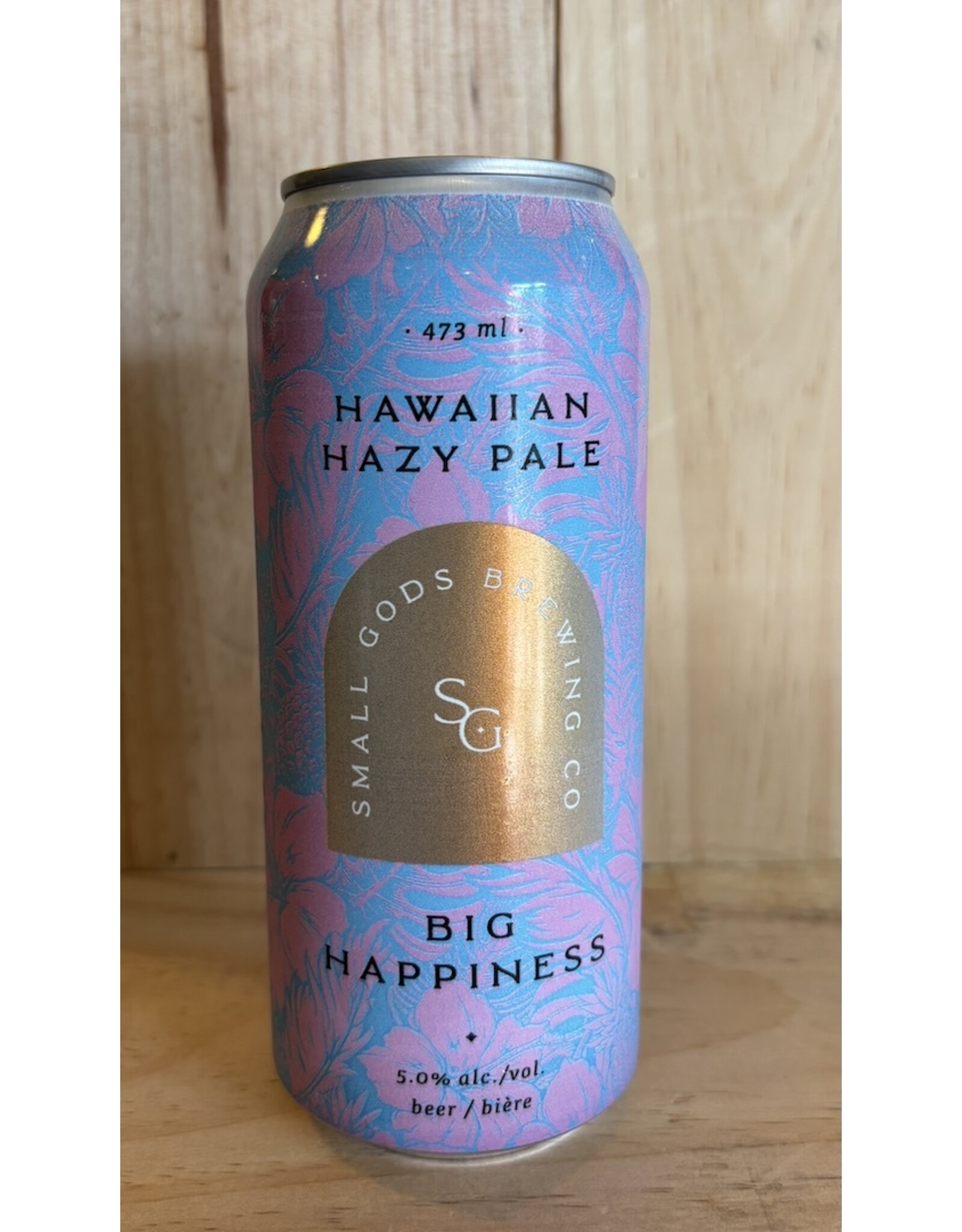 Beer Small Gods Big Happiness Hawaiian Hazy Pale 473ml