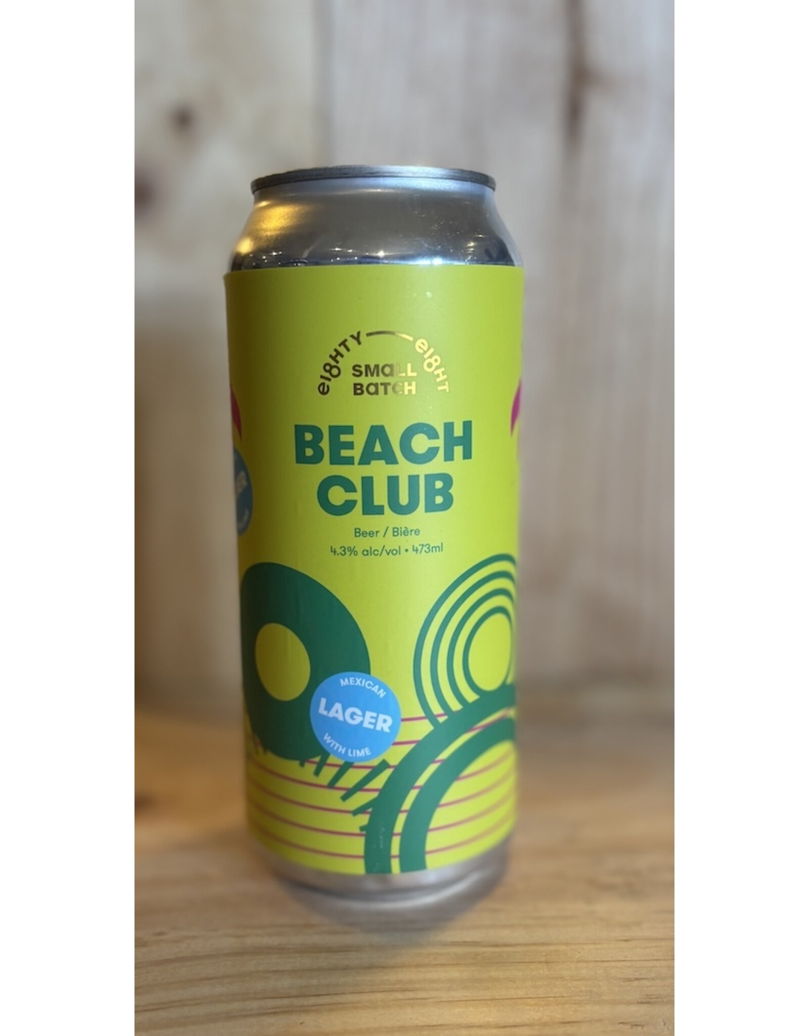 Beer 88 Beach Club Mexican Lager w Lime 473ml