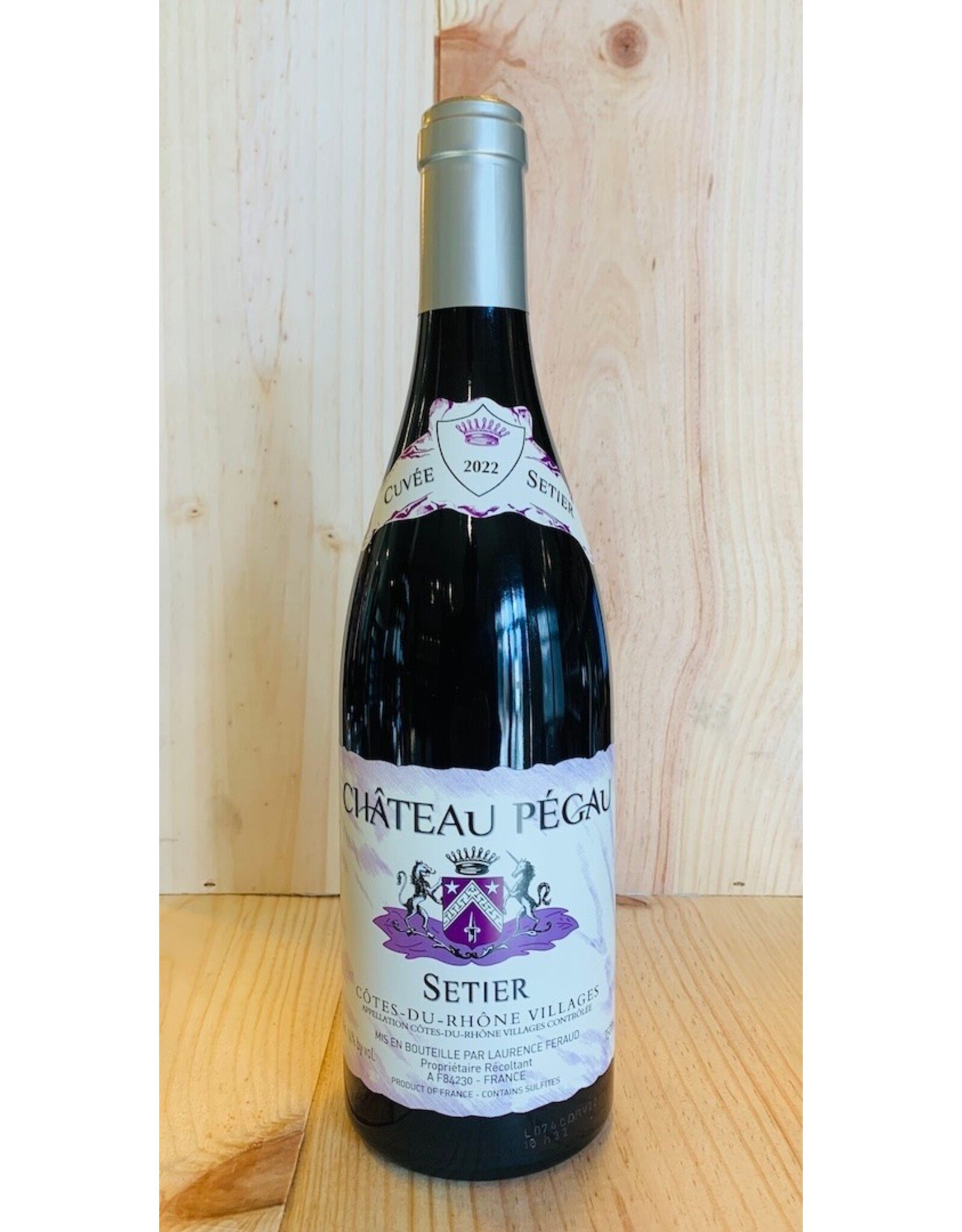 Wine Chateau Pegau 'Setier' Cotes-du-Rhone Villages