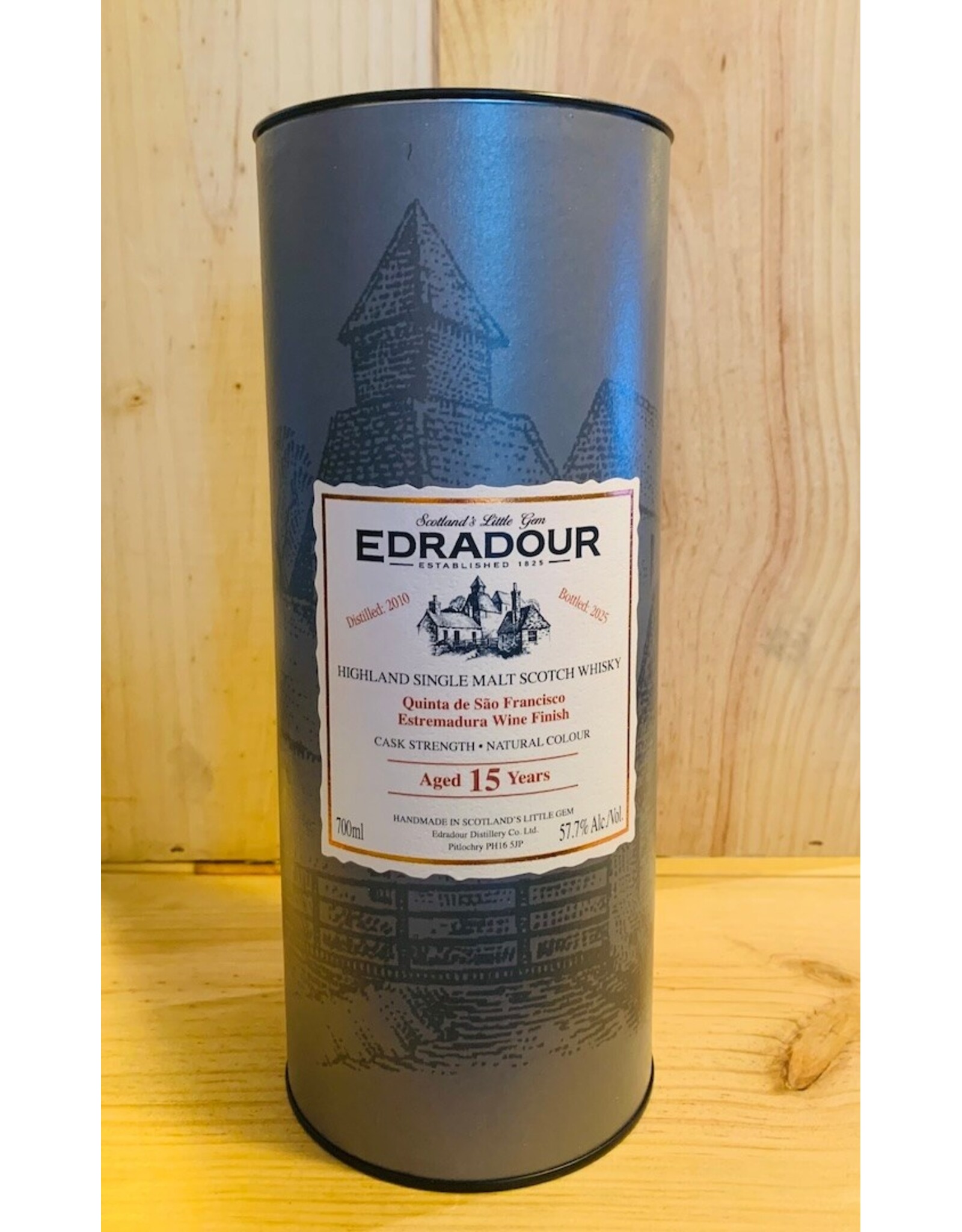 Spirits Edradour 15 Year Old Quinta de Sao Francisco Estremadura Finish