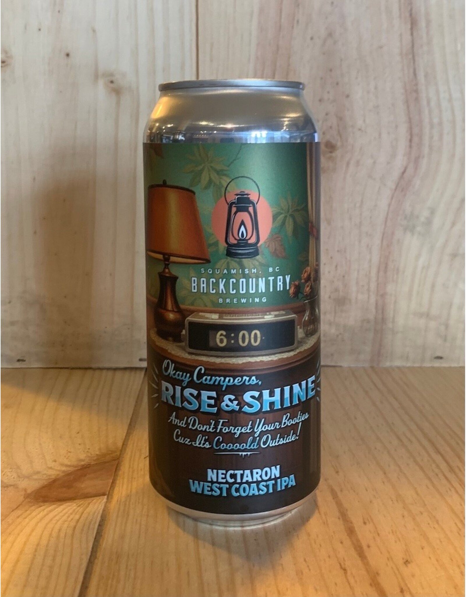 Beer Backcountry Okay Campers, Rise & Shine West Coast IPA 473ml