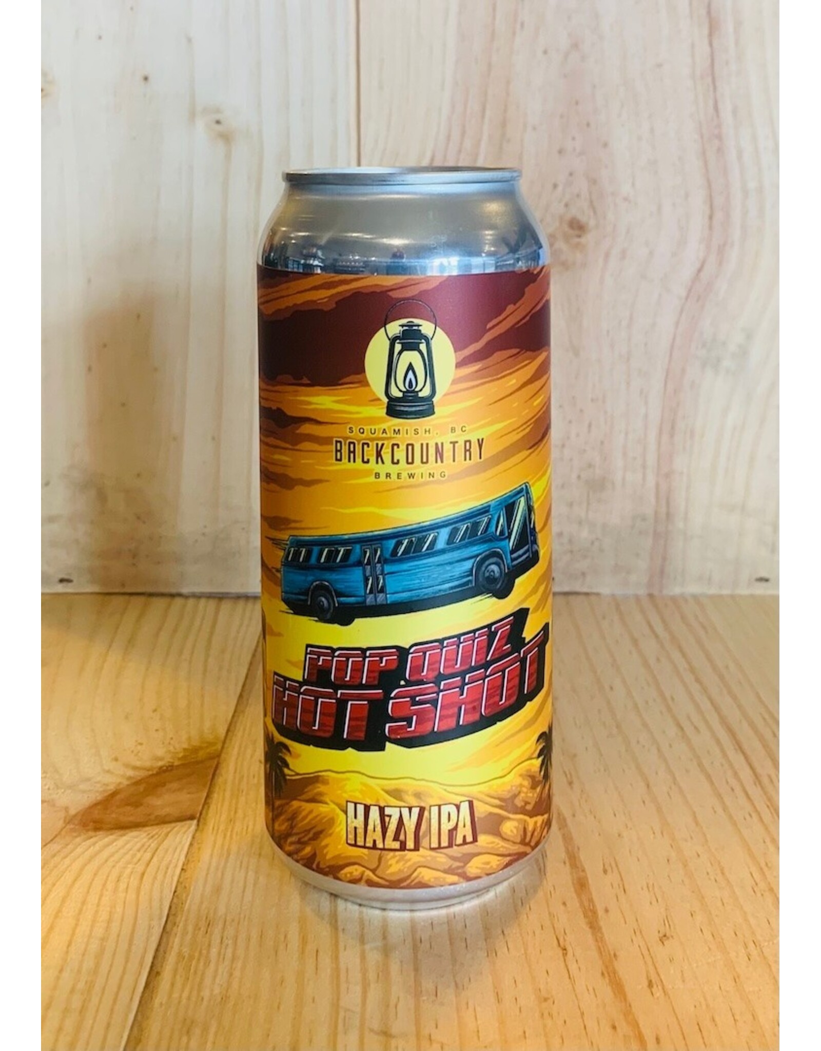 Beer Backcountry Pop Quiz Hot Shot Hazy IPA 473ml