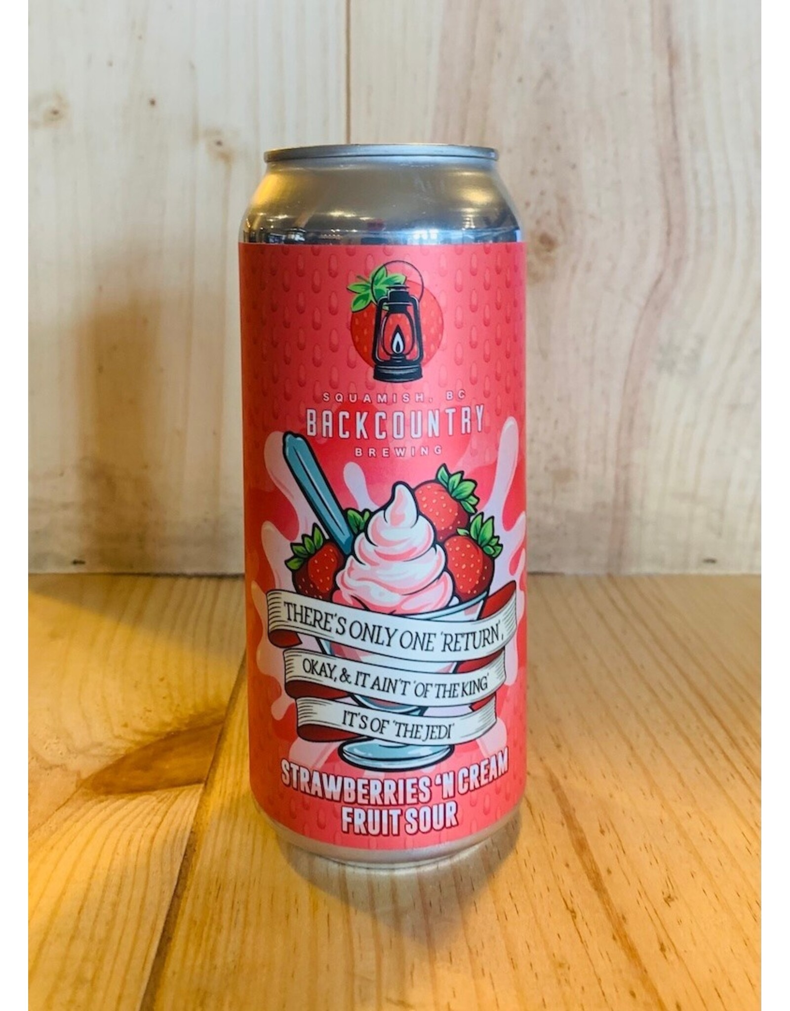 Beer Backcountry There's Only One 'Return' Strawberries 'N Cream Sour 473ml