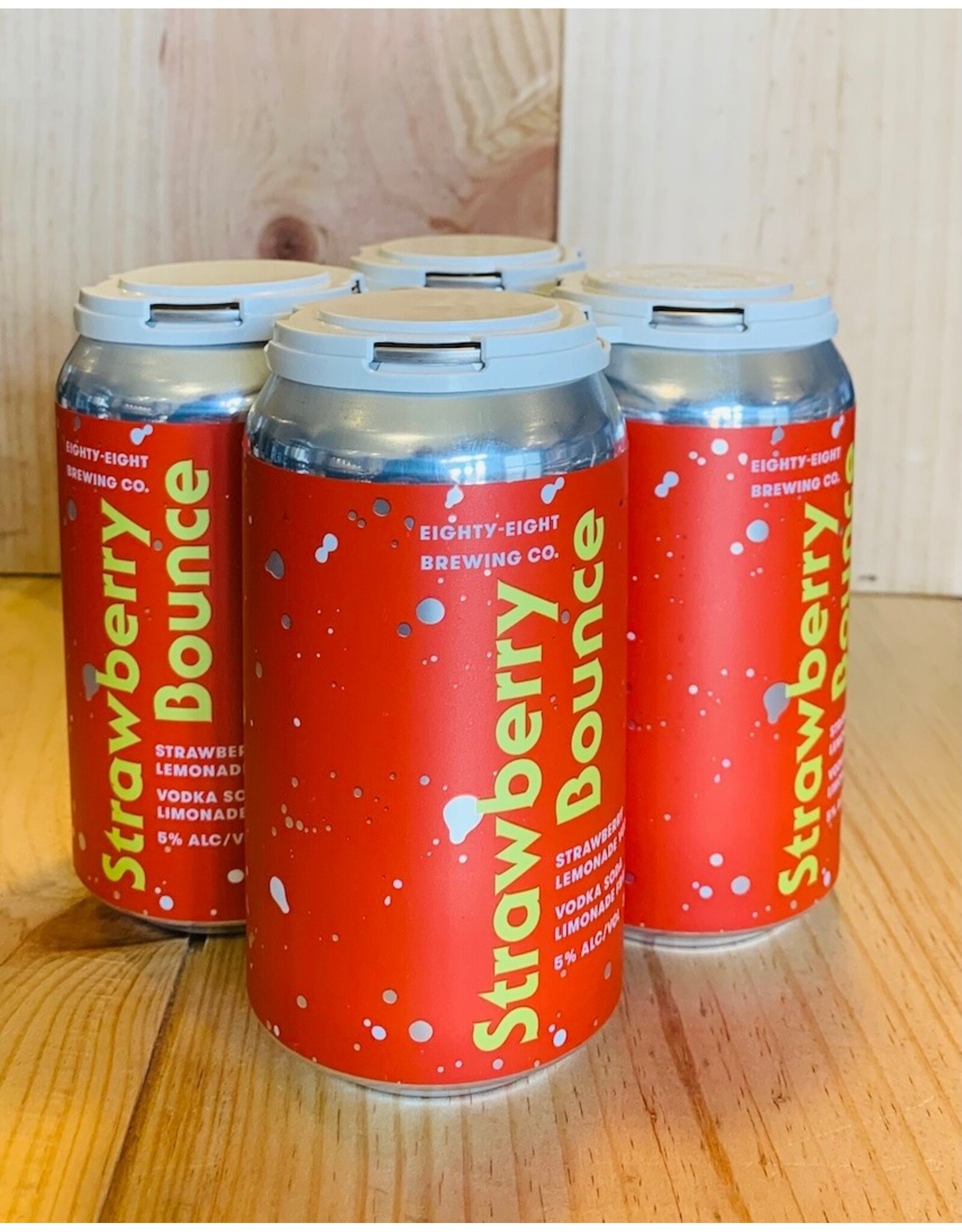 Beer 88 Strawberry Lemonade Bounce Vodka Soda 4-cans