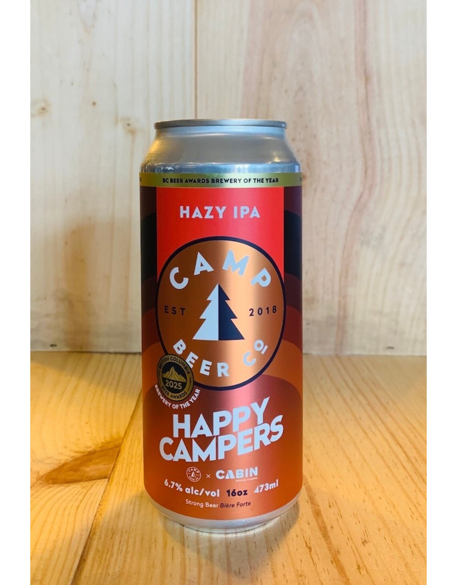Beer Camp x Cabin Collab Happy Campers Hazy IPA 473ml