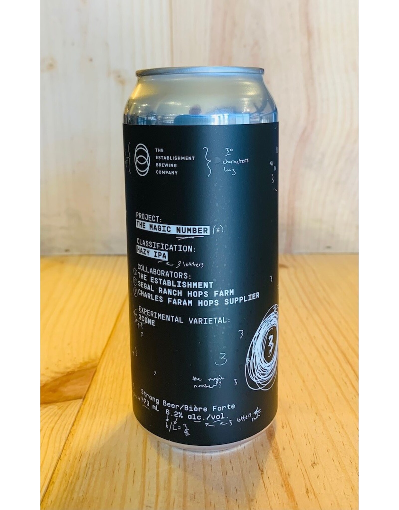 Beer The Establishment The Magic Number Hazy IPA 473ml
